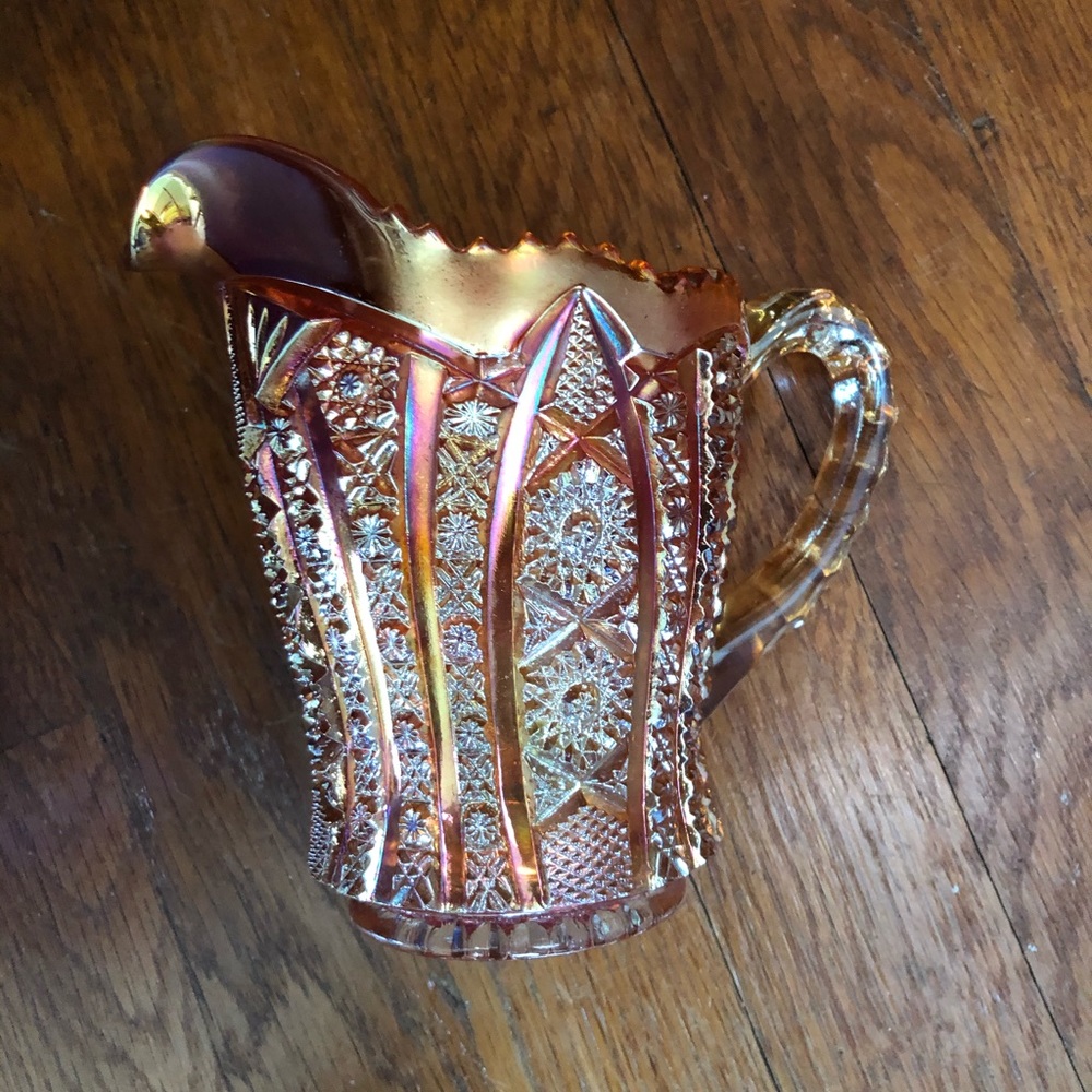 Carnival Glass Creamer